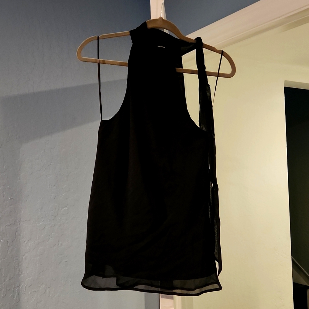 Express tank blouse with adjustable neck - NEVER WORN